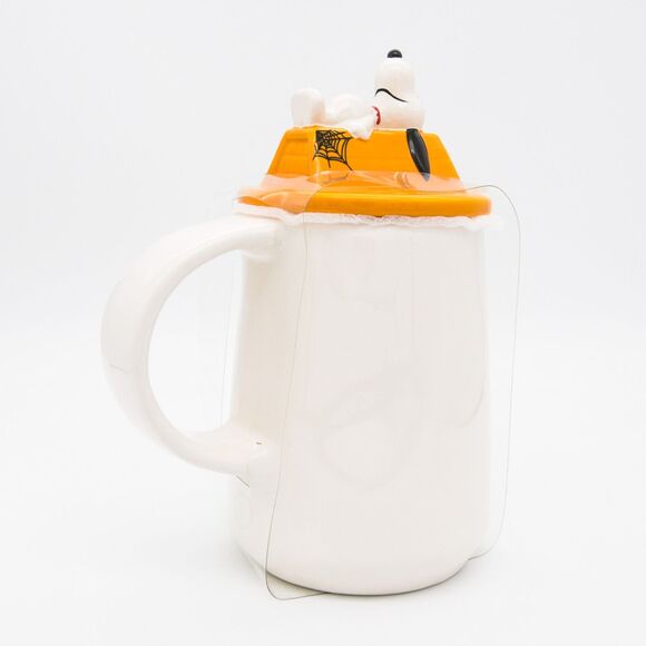 Rae Dunn Snoopy Halloween Mug – Beware Of The Bark, 16oz Ceramic Coffee Mug - Picture 5 of 11
